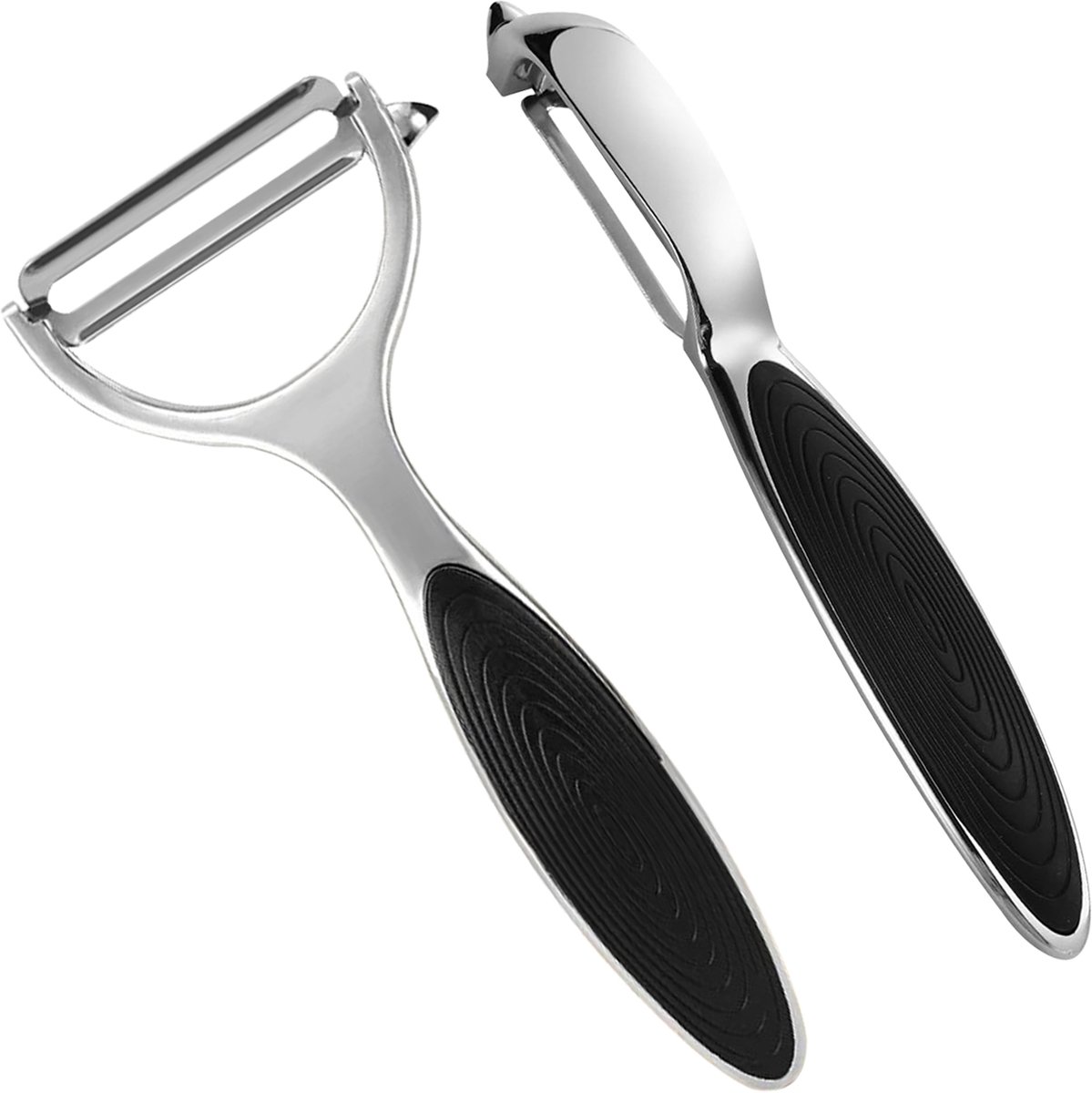Dunschiller Set - Dunschillers - Dunschiller Aardappel - Aardappelschilmesje - Zilver