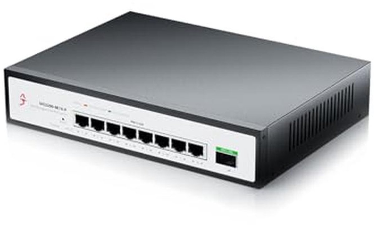 8-poorts 2.5G beheerde PoE+ netwerkswitch met 10G SFP+ en VLAN-aggregatie