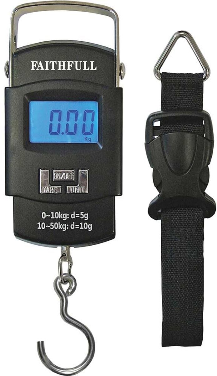 Draagbare elektronische weegschaal 0-50kg