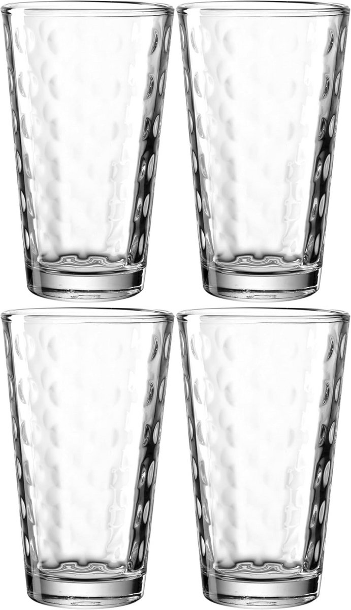 XL Waterglazen Set van 4, 530 ml, Dunne Kelk, Vaatwasserbestendig