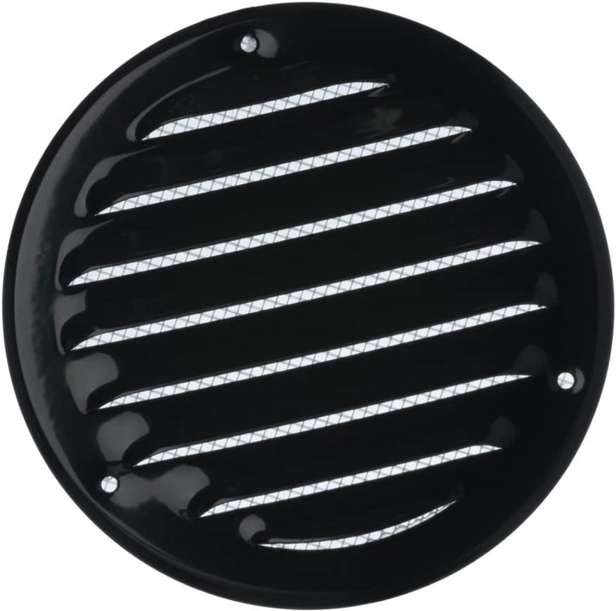 Ventilatierooster met Insectenhor 100mm - Duurzaam en Weerbestendig Metalen Rooster voor Ventilatie