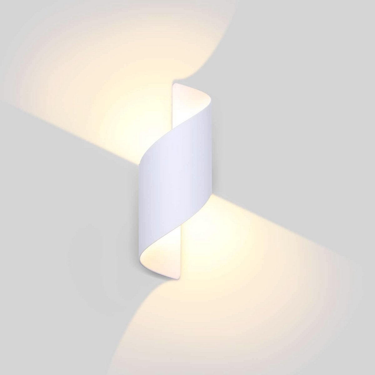 Moderne 12W Wandlamp LED Waterdicht Voor Binnen en Buiten met Warm Wit Licht
