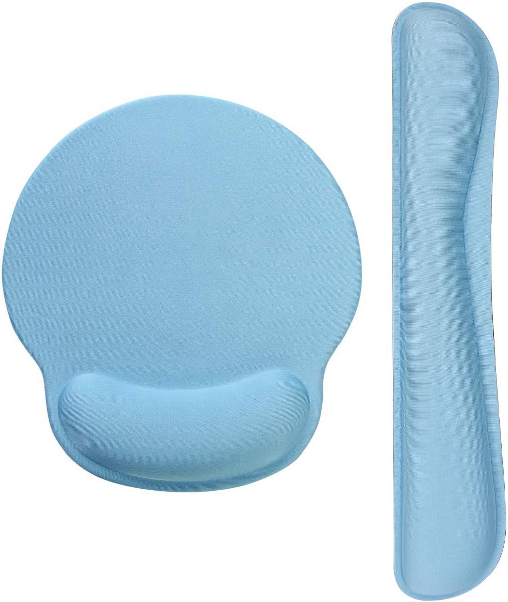 Ergonomische Toetsenbord- en Muismat Set met Polssteun - Comfortabel Werken & Gaming