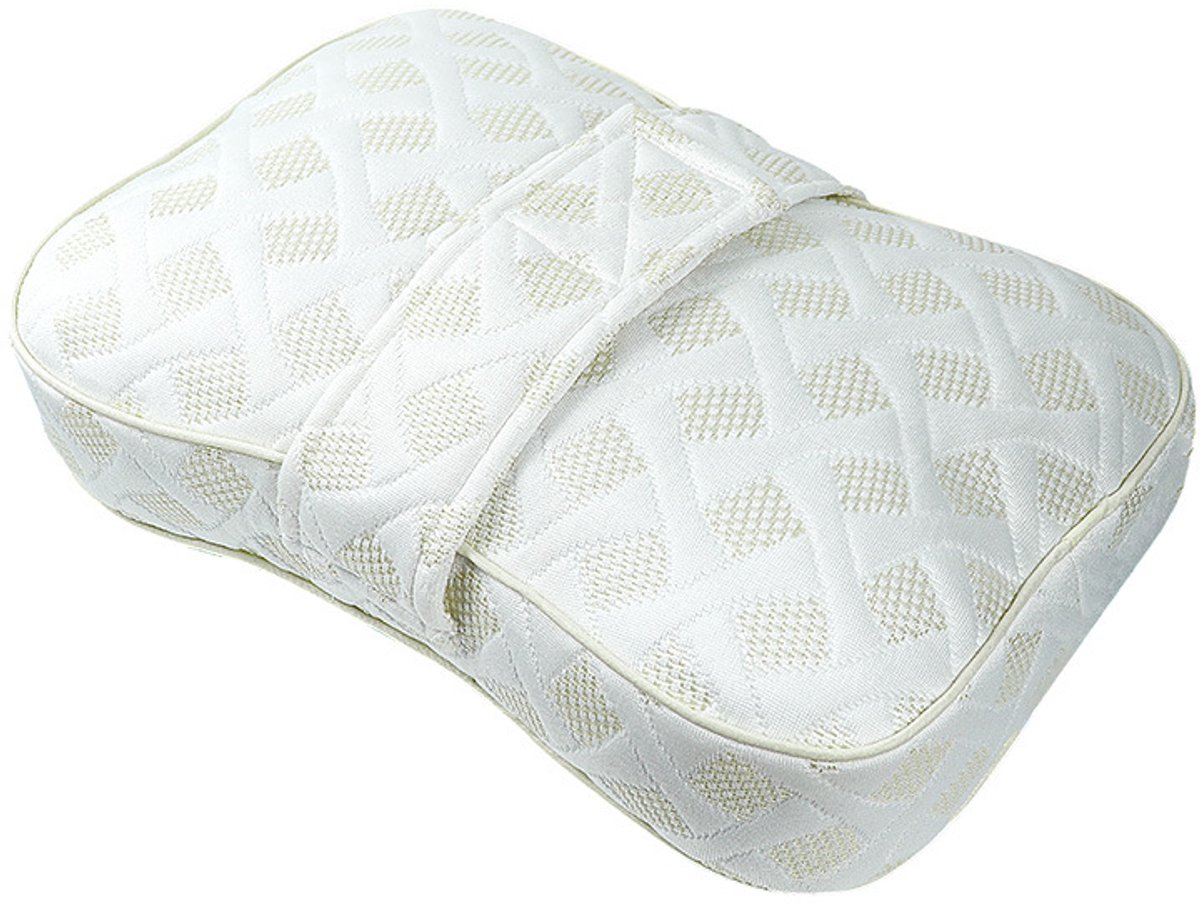 Witte voetensteun, 35*23*10 cm, beenkussen met bandjes om de knieën vast te zetten, geschikt voor zijslapers, traagschuim, PP-schuim, beensteunkussen.