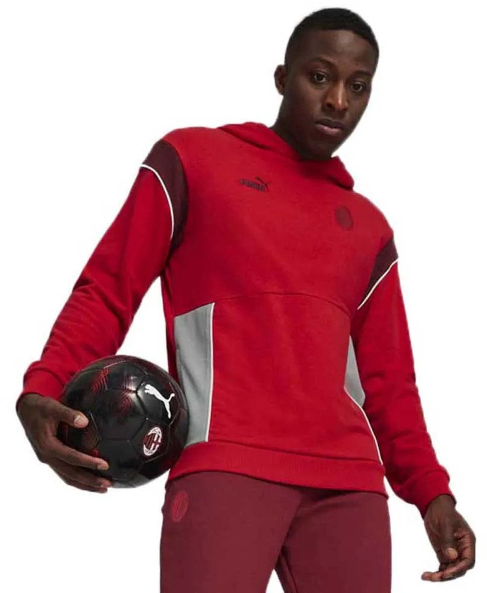 Puma Ac Milan Football Archive Sweatshirt Rood M Man,Vrouw