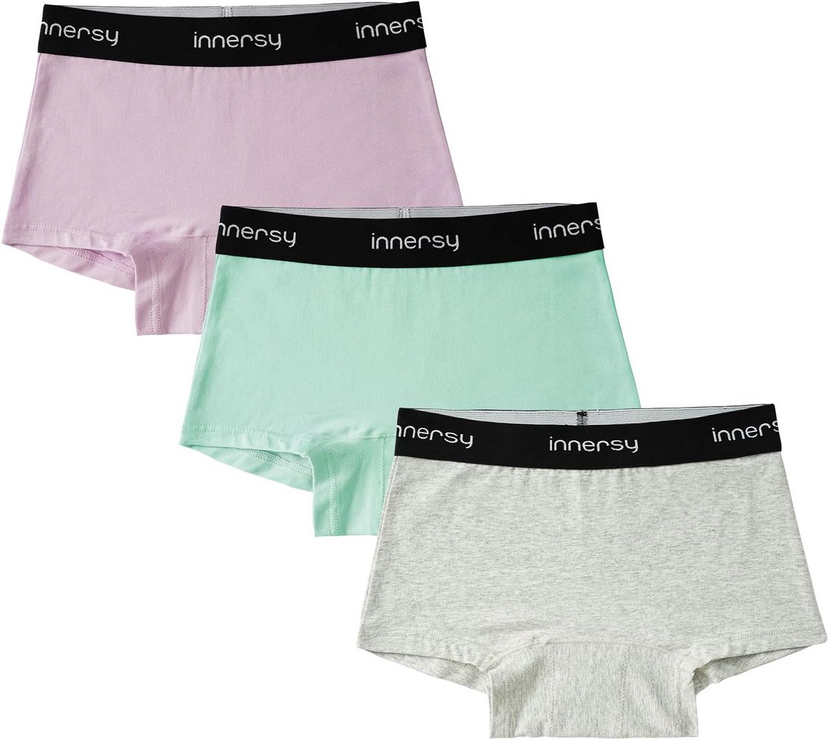 Boxershorts voor Meisjes met Absorberende Katoenen Voering, 3 Stuks