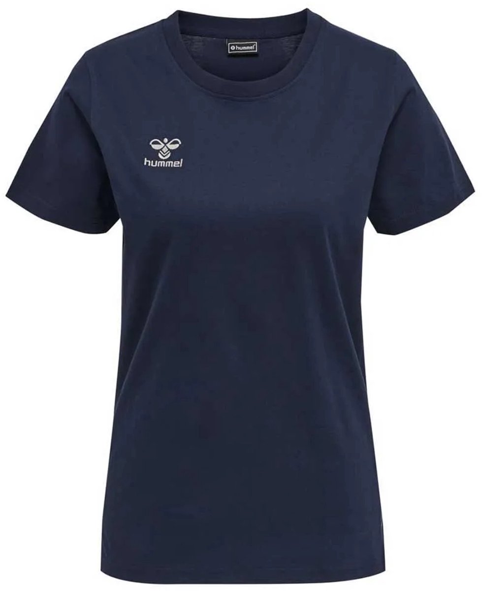 Hummel Move Grid Cotton T-shirt Met Korte Mouwen Blauw 2XL Vrouw