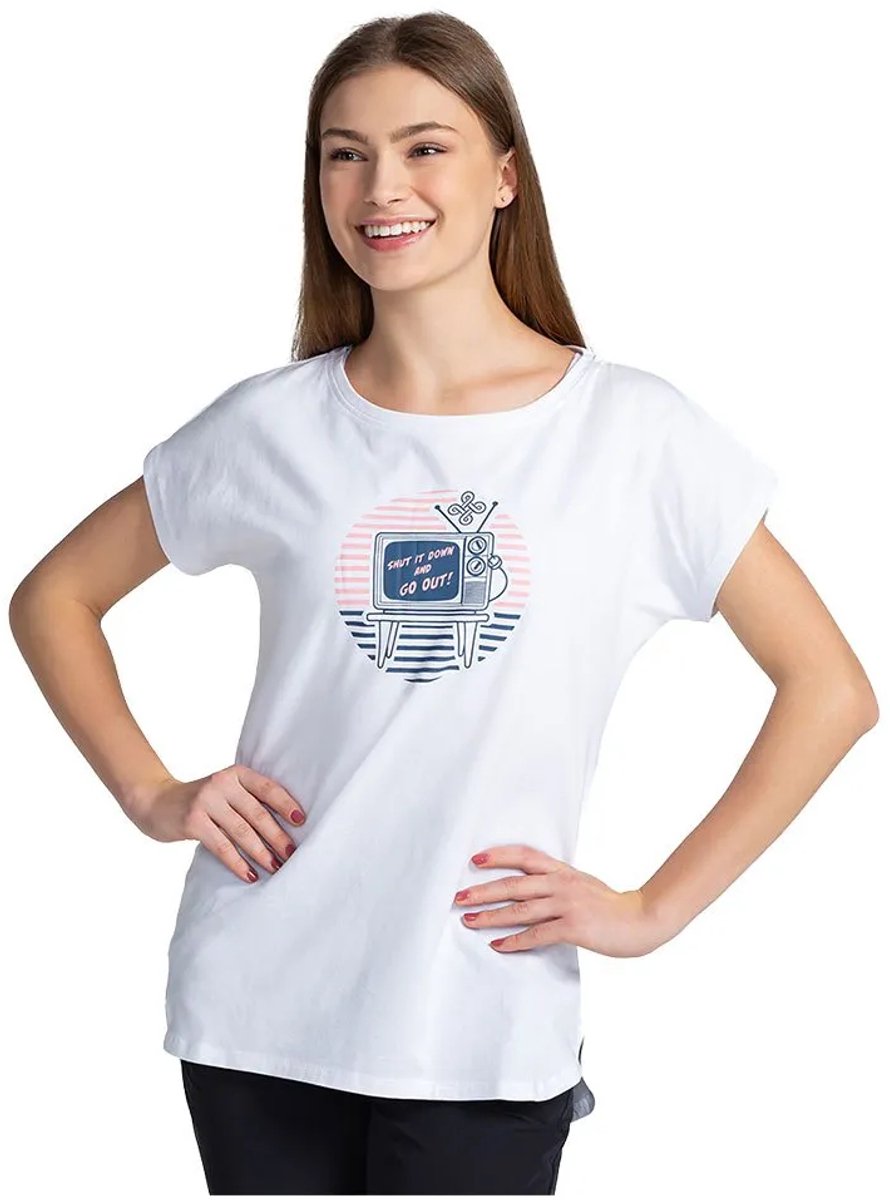 Kilpi Nellim T-shirt Met Korte Mouwen Vrouw Wit