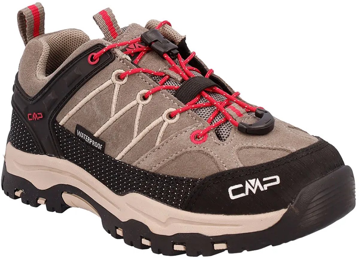 Cmp Rigel Low Wp 3q13244 Wandelschoenen Beige,Rood,Wit,Zwart EU 37 Kinderen