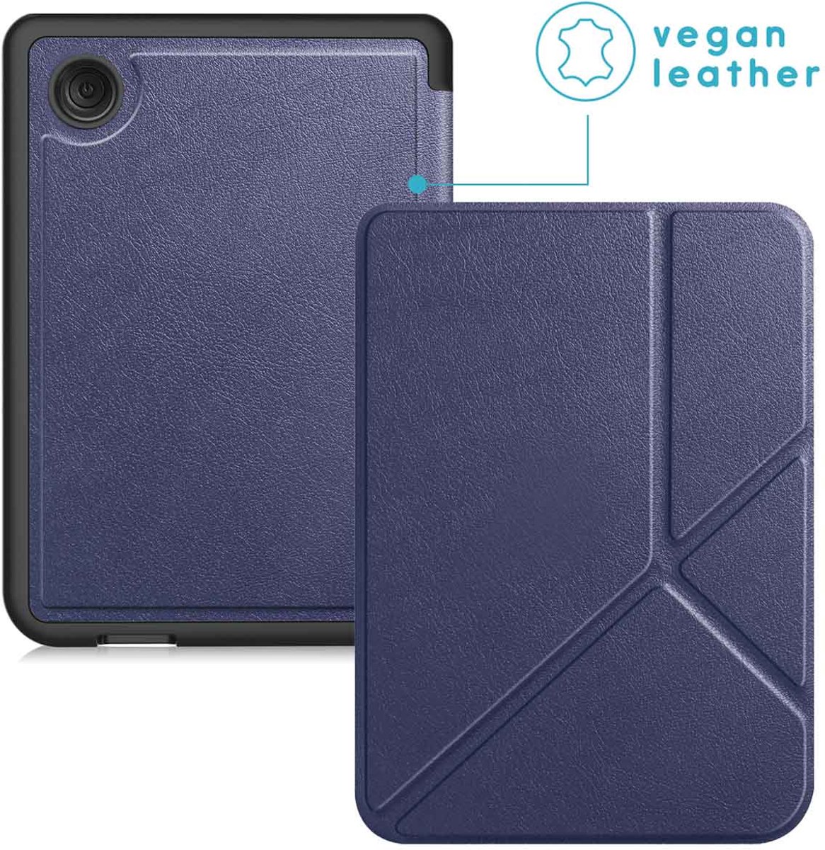 Ereader Hoes - Geschikt voor Kobo Clara BW/Kobo Clara Colour - Donkerblauw – foto 3