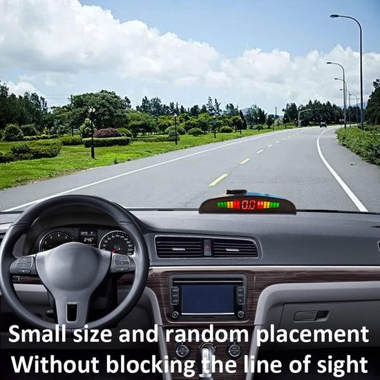 Reverse Parking Sensors - Car Reverse Alarm - Parking Aid - 4 Sensor ...