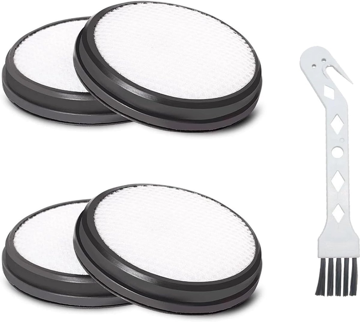 4 stuks HEPA filter - geschikt voor Jimmy B505 - B506 - BX5 - BX6 - 6 Pro - BX7 Pro - WB55 - WB73 mijtzuigers - en borstels
