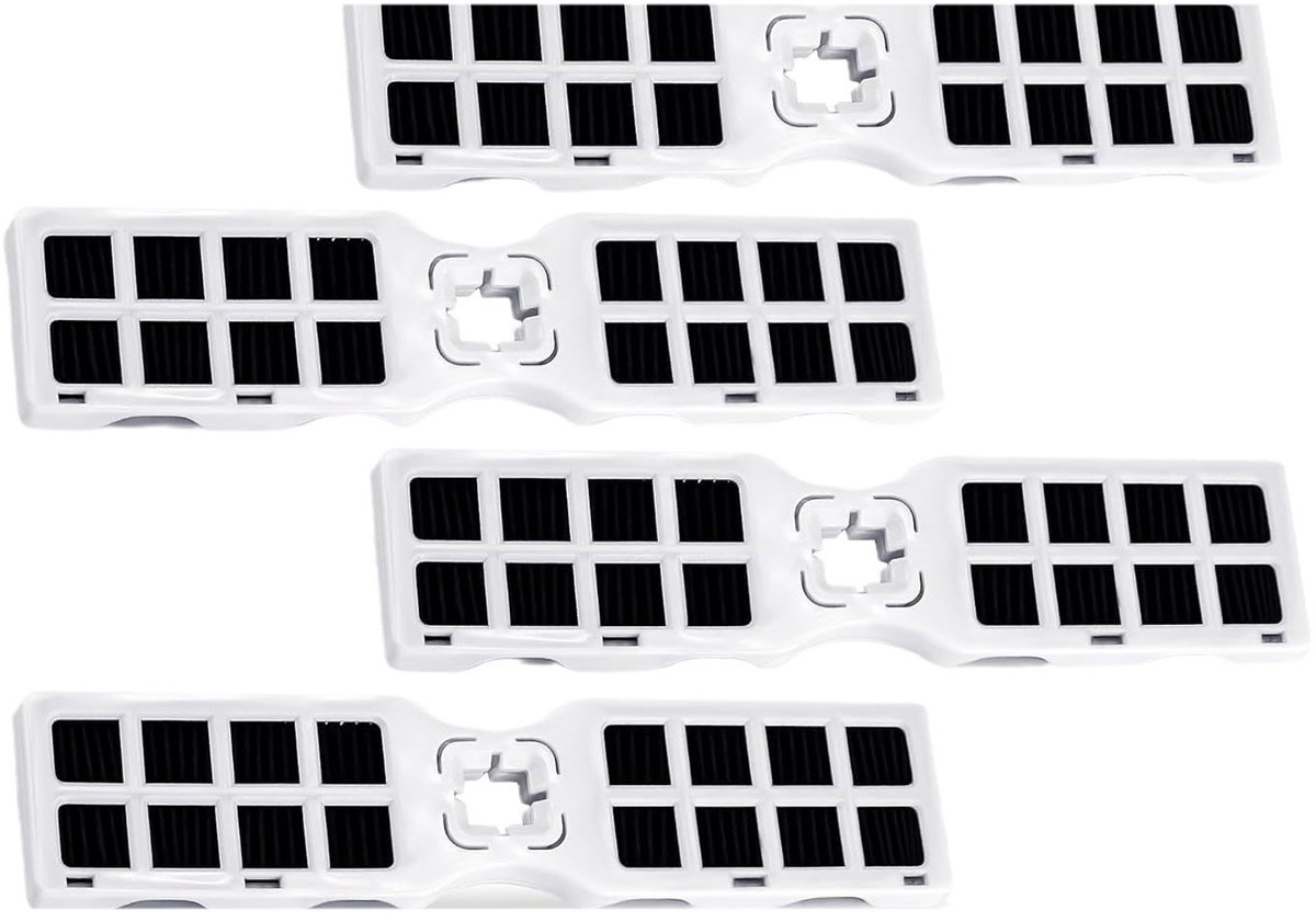 4 stuks Vervangend koolstoffilter - geschikt voor frigidaire koelkast - Geschikt voor type AF-2 filter - FRFC2323AS - FRFG2323AF - FRFC232LAF - FRFC233LAF - Wit