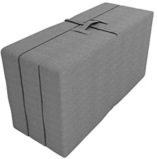 Opvouwbaar Matras 3-Delig Campingbed Gastenbed Vloermatras Slaapmatras 120 x 195 cm van Merkloos — afbeelding 2