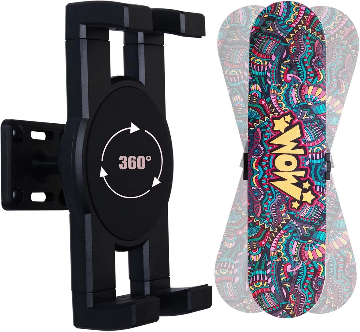 Draaibare Skateboard Wandhouder Ideale Oplossing voor het Weergeven van Skateboards