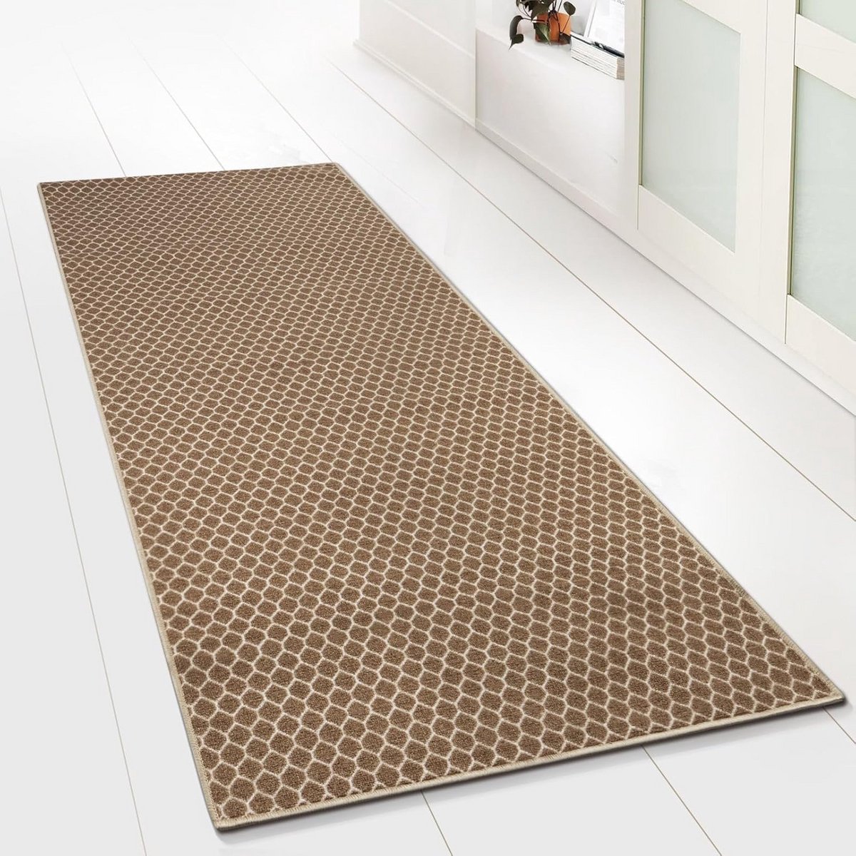 Non-slip Carpet Runner 80 x 300 cm for Kitchen, Hallway and Living Room - Anti-Static and Durable