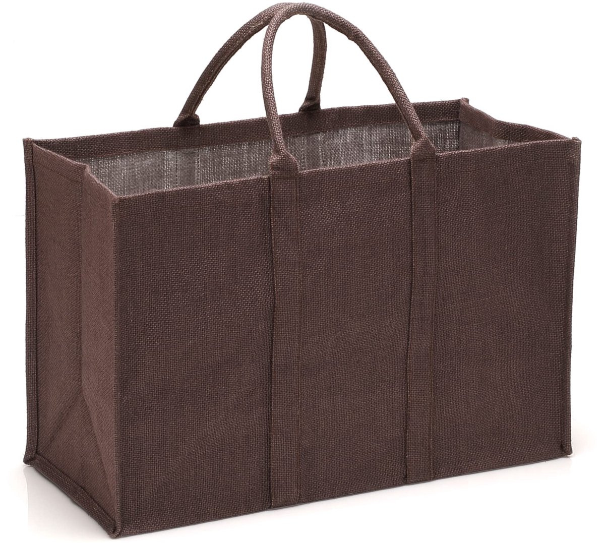 IMPERATORIS® Boodschappentas - Opvouwbare Tas - Herbruikbare Tasjes - Eco Shopper - Jute - Sterk en Lichtgewicht - 1 Stuks - bruin