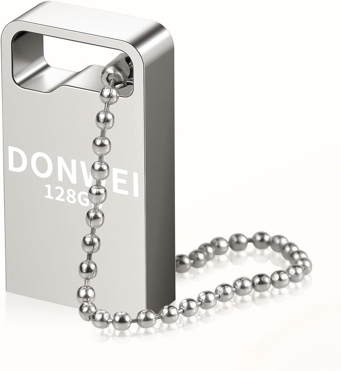 USB Stick 128 GB - Draagbare Metalen Externe Geheugenoplossing met USB 2.0