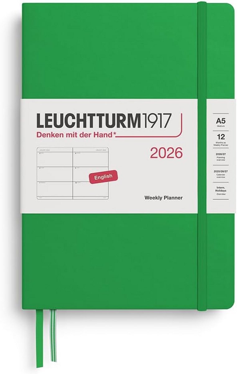 Weekplanner Medium (A5) 2026 Structuur voor Dagelijkse Planning