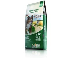 Droogvoer voor honden zonder tarwe en soja - 80% dierlijk eiwit, ideaal voor grote, middelgrote en kleine rassen - 25 kg