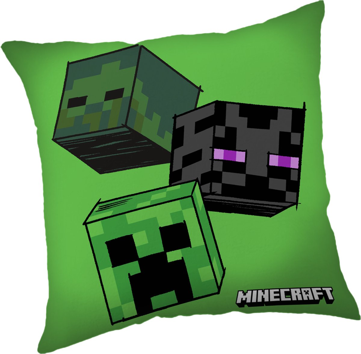 Minecraft Sierkussen The Mobs - 40 x 40 cm - Polyester