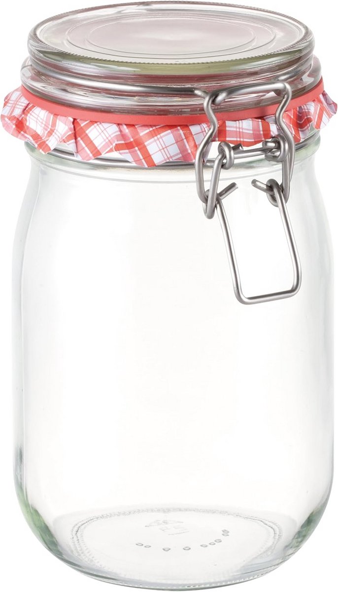 Weckpot 1000 ml - Glas Conserveerpot voor Voedselbewaring