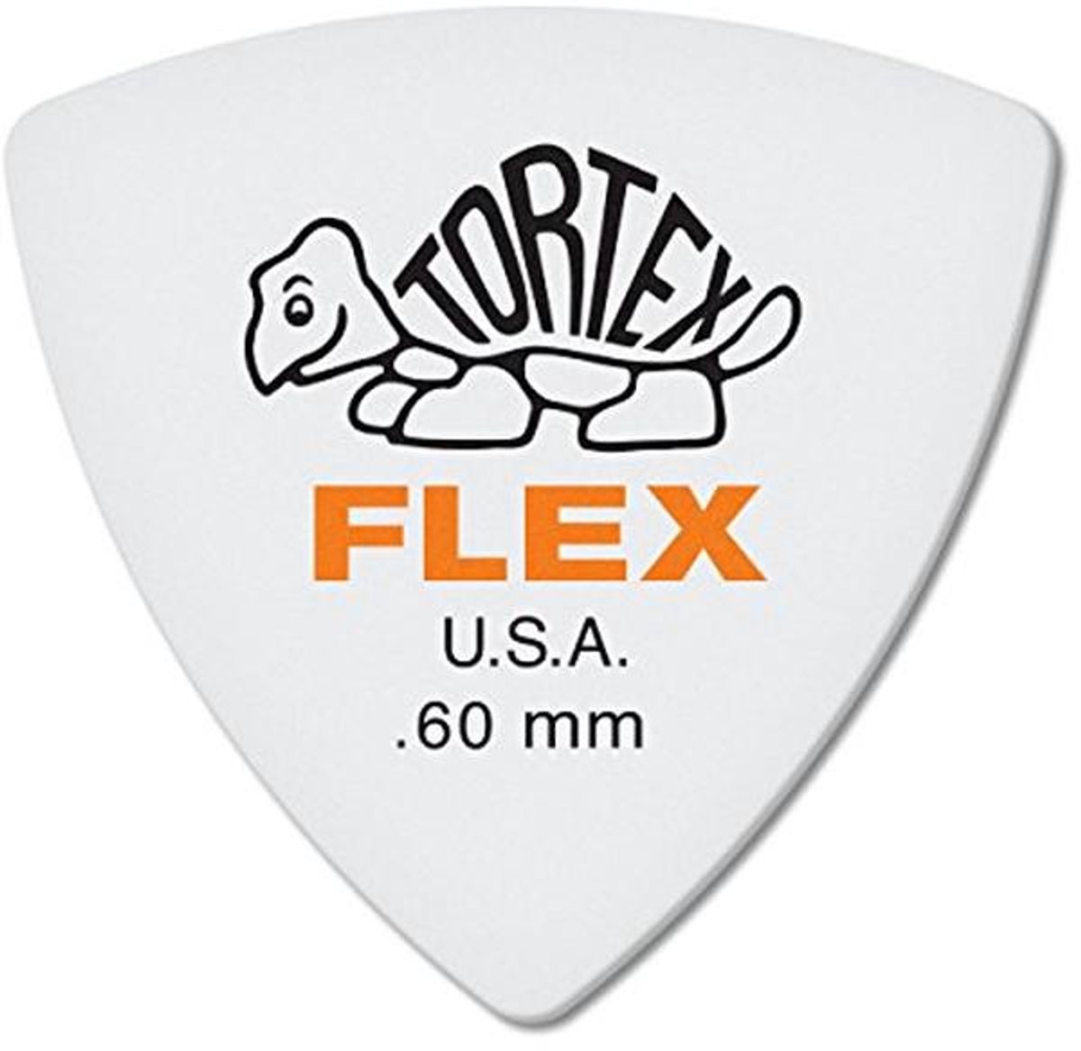 Plectrums Tortex Flex Driehoekig .60 mm - Verpakking van 12