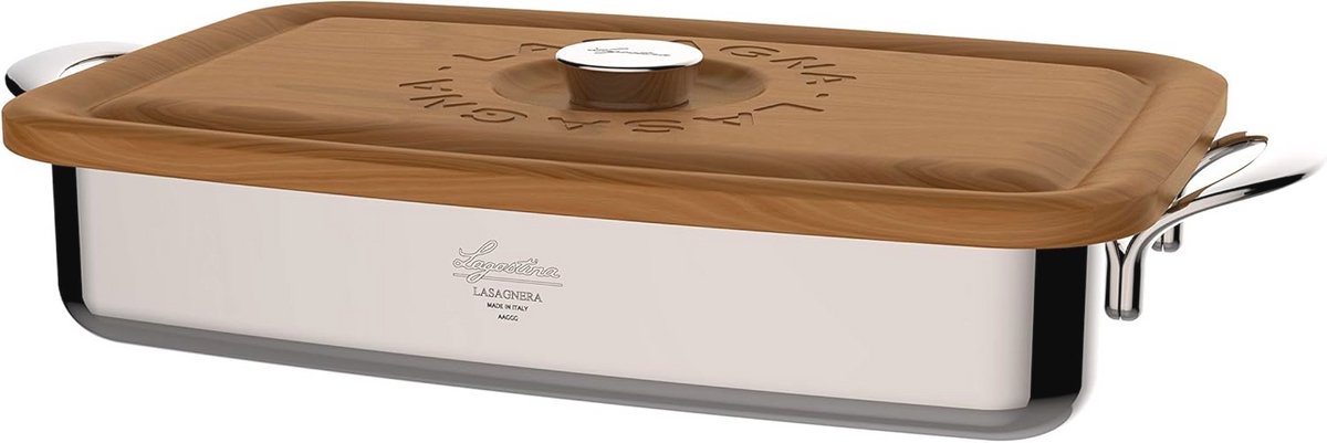 Lasagne-ovenschaal 35 x 22 cm - Roestvrijstalen Keukenaccessoire
