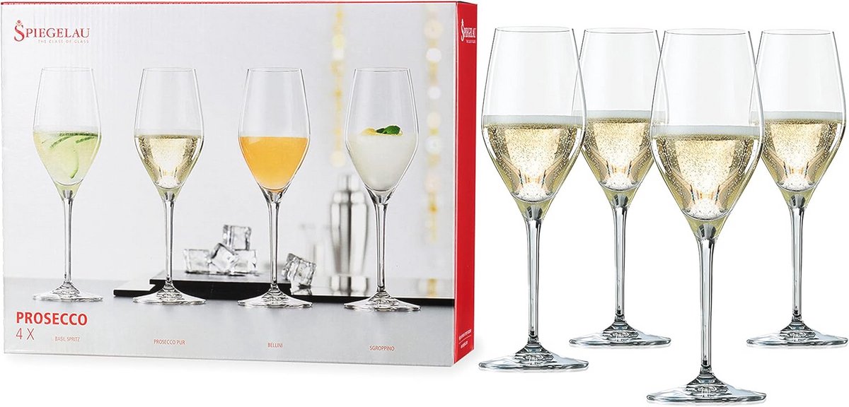 Speciale Prosecco Glazen voor Elegante Serveerervaring