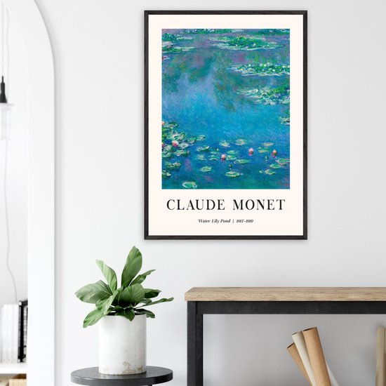 Affiche Claude Monet - Le Lily aux Water 50x70 cm - Décoration Salon - Décoration Chambre - Décoration - Décoration murale - Décoration murale Salon - Décoration murale Chambre - Décoration murale - Décoration murale Salon - Décoration murale Chambre