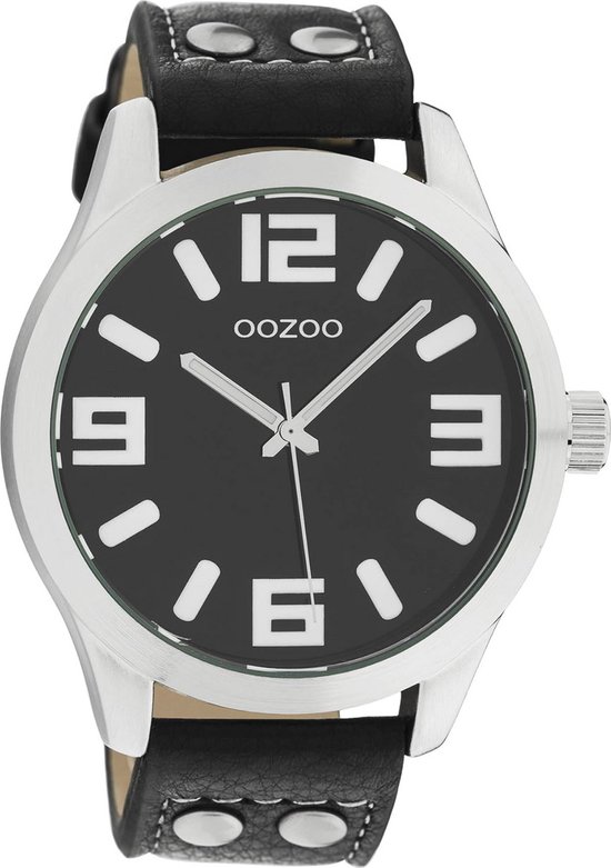 Gouden Buren horloge met leren band kopen? | Juwelier Christian