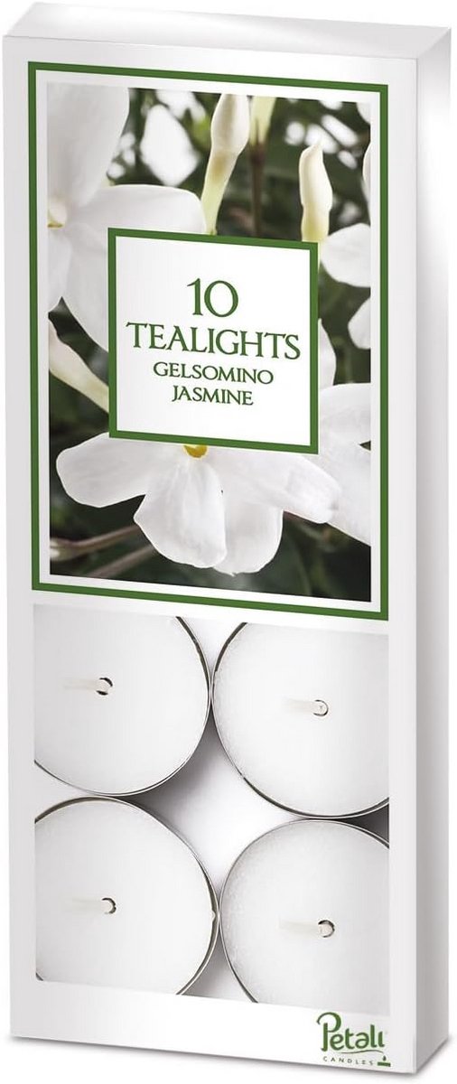 Geurige Theelichten Jasmijn - Set van 10