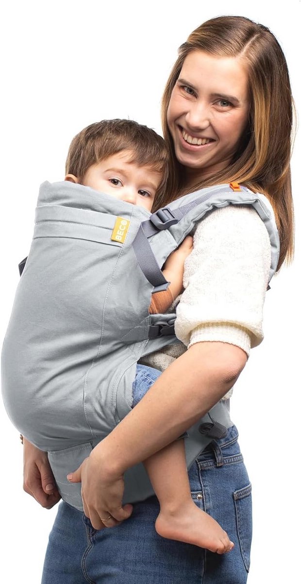 Peuter Babydrager en Kinderdrager (9-27 kg) - Lichtgewicht Katoenen Draagzak voor Peuters met 2 Draagposities
