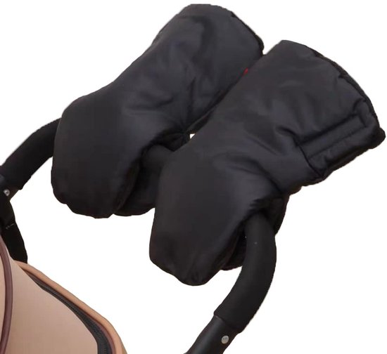 Stroller Handschoenen - Dik & Warm - Waterdicht - Universeel voor Buggy & Wandelenwagen - Ouders & Verzorgers - Zwart - 1 Paar van Alecto — afbeelding 4