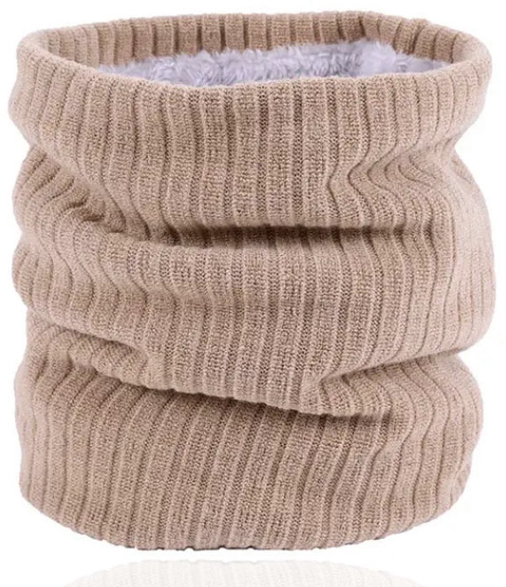 LGT JWLS Gevoerde Dames Sjaal - Colsjaal en Nekwarmer in Khaki