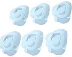 6 stuks Dekbedpinnen - Bed Sheet Holders - Quilt Clips - Dekbedovertrek Clips - Attachment Comforter - Quilt Fixing Clips - Om rommelige lakens te organiseren - Blauw