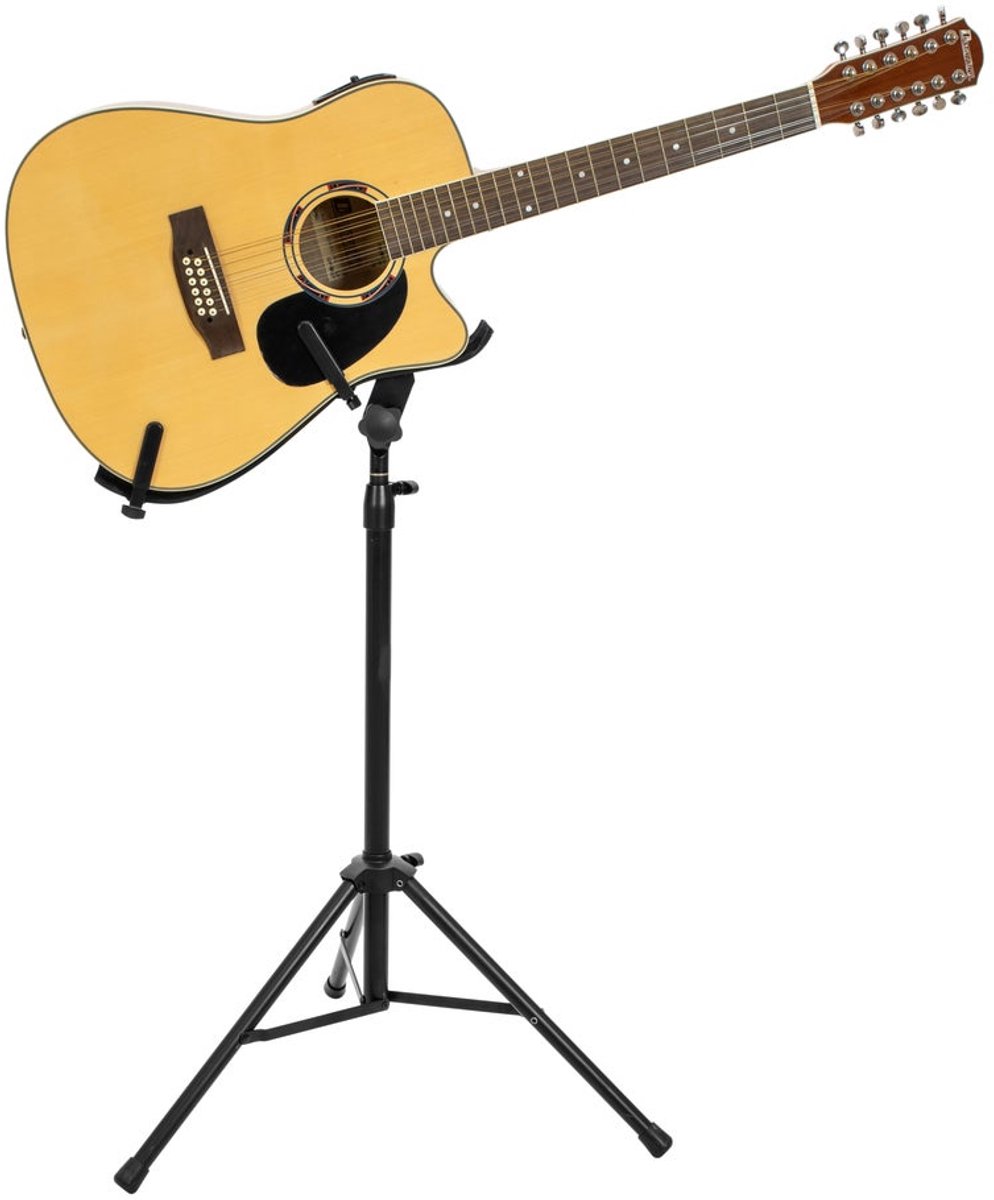 DIMAVERY Gitarren-Spielständer für Akustik/E-Gitarre (26348111)