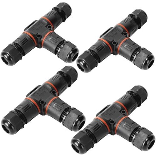 HOSPAOP Kabelverbinder Wasserdicht IP68, Verbindungsmuffe Erdkabel Abzweigdose 3 Polig für 5 HOSPAOP Kabelverbinder Wasserdicht IP68, Verbindungsmuffe Erdkabel Abzweigdose 3 Polig für 5