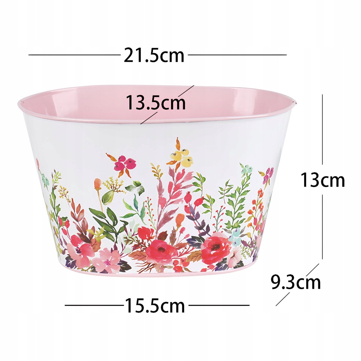 Decoratieve IJzeren Ton 15,5x9,3x13 cm - Stevig en Praktisch