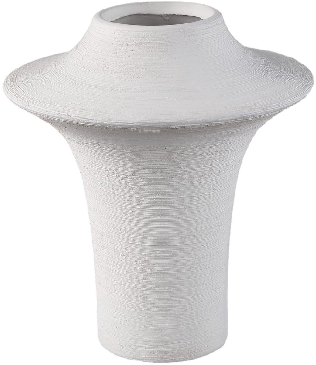 PTMD - Vaas Rinder - Wit - 21x21x24cm