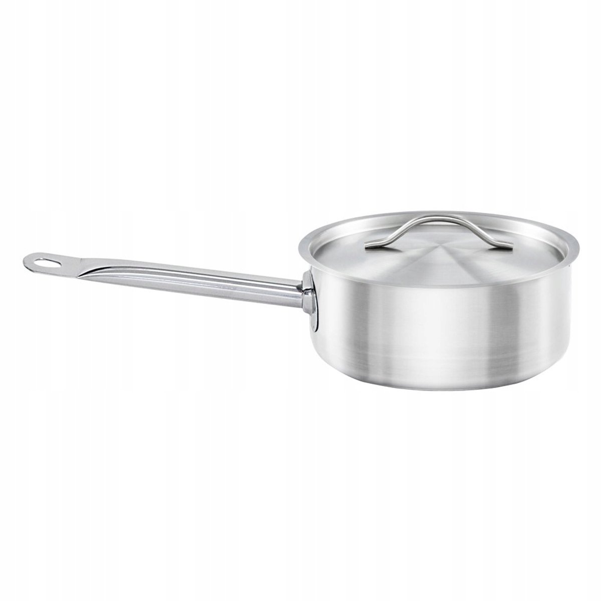 RVS Pan met Deksel Basic Ø200 mm 2,2L - Duurzaam en Praktisch