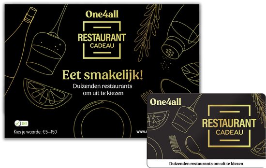 RestaurantCadeau - Cadeaubon - 50 euro + cadeau-envelop