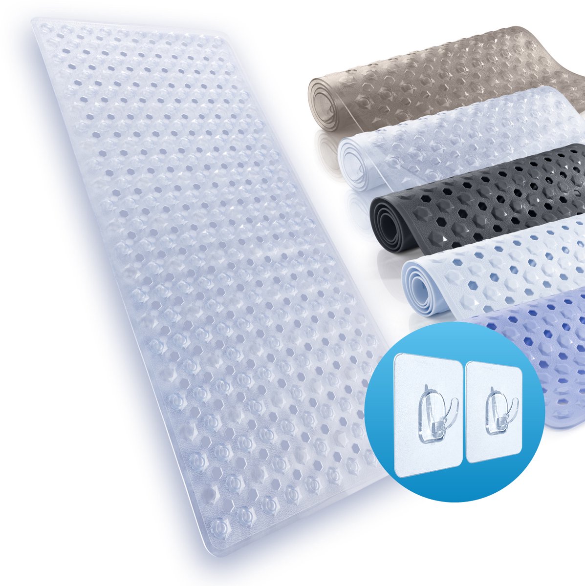 Flipline badmat transparant 88x40cm