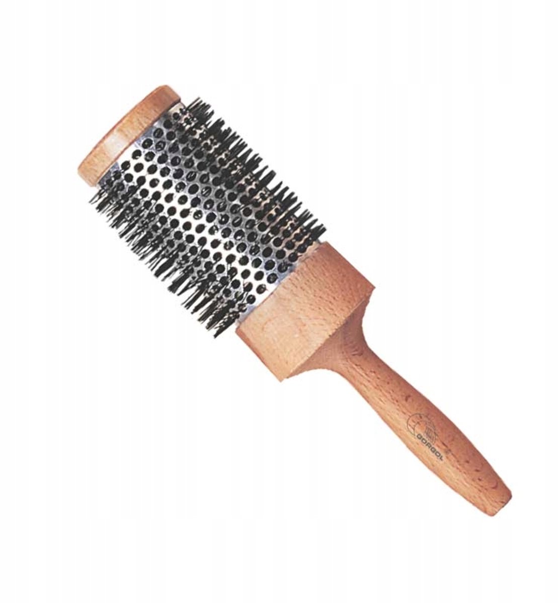 Gorgol Thermische Stylingborstel 56mm - Hout & Antistatisch