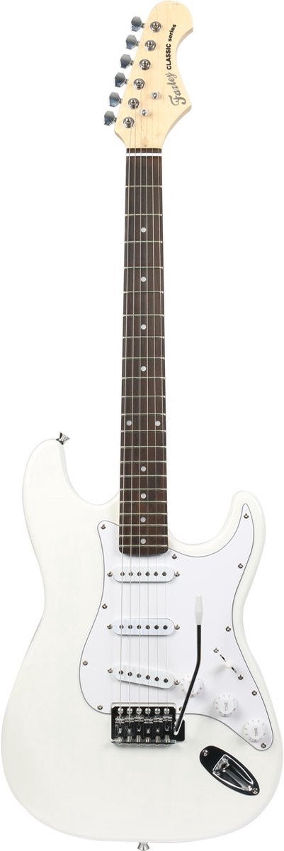 Fazley FST118WH elektrische gitaar wit