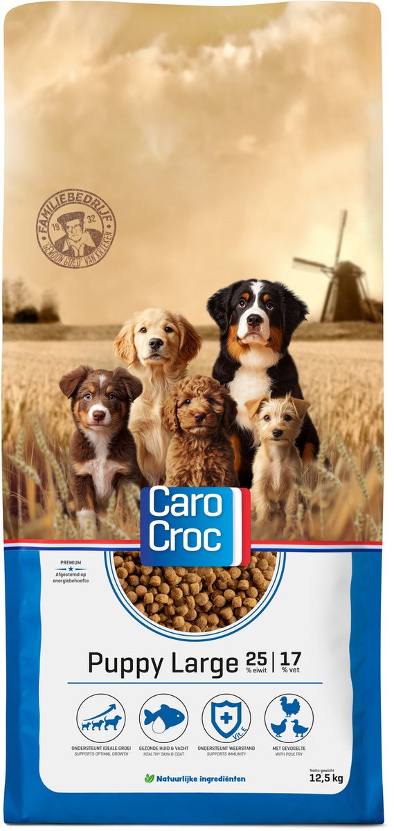 Carocroc Premium Puppy Large 25/17 125 kg - Hond