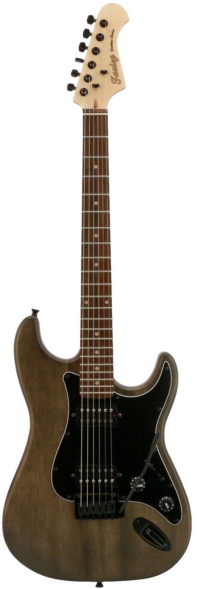 Fazley Outlaw Series Sheriff Basic HH Brown elektrische gitaar met gigbag