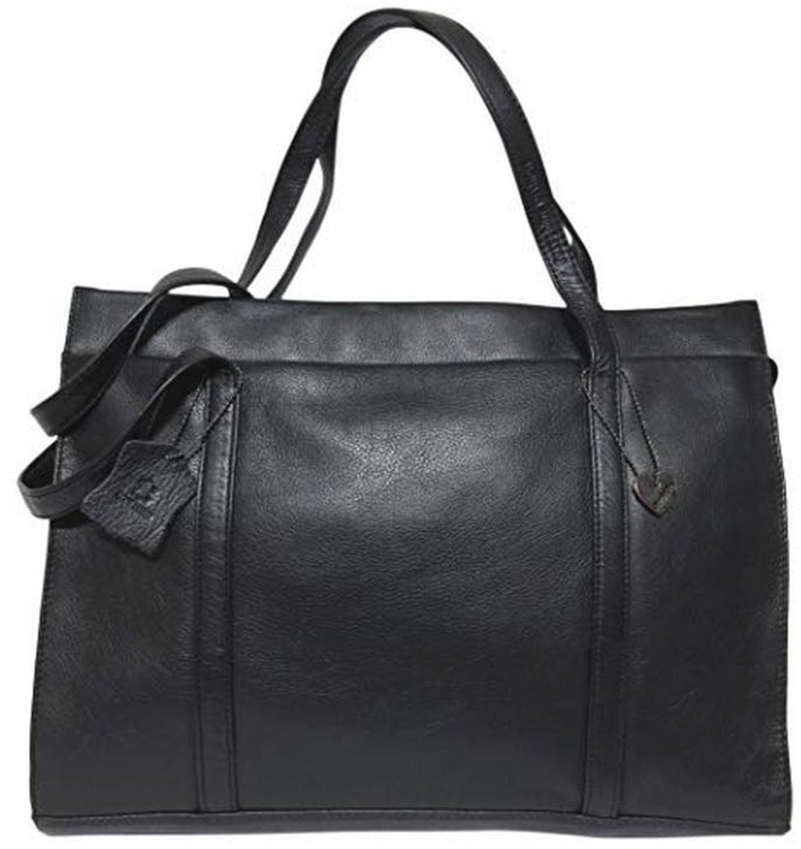 Elegante Dameshandtas van 100% Echt Leer met Laptopvak