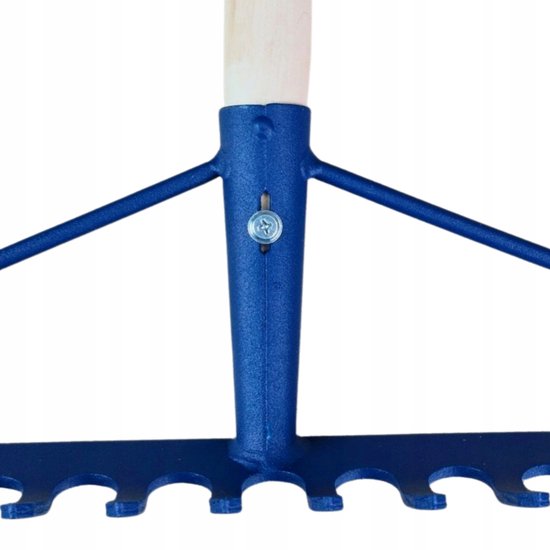 Metalen hark met 20 tanden (54 cm) en een staal van 140 cm — afbeelding 3