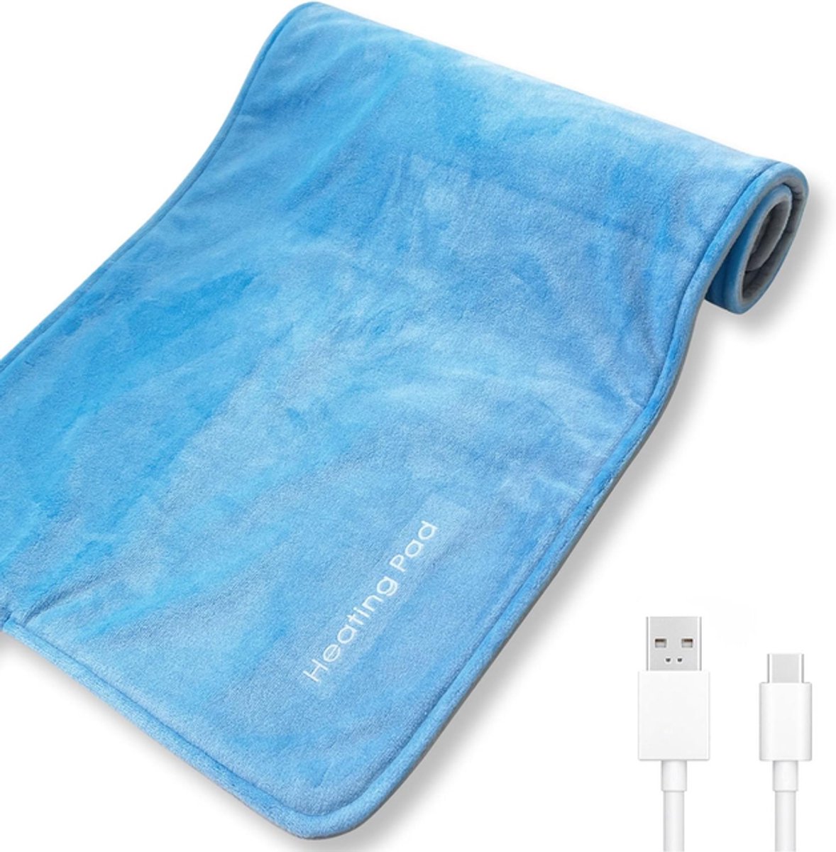 Verwarmingsmat - Elektrische verwarmingsmat - elektrische deken - elektrisch deken - 60×30cm - Grafeen verwarmingsmat - Blauw